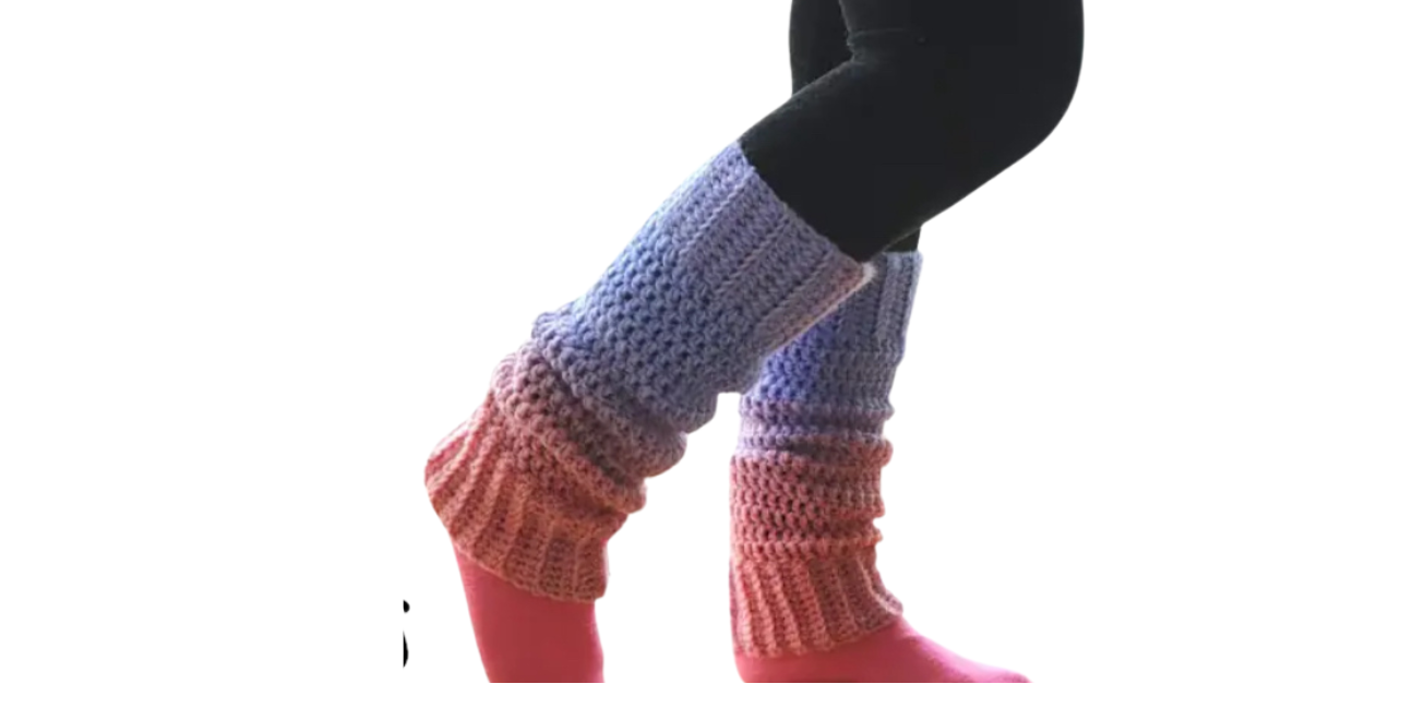 Reversible Wear Adult Leg Warmers