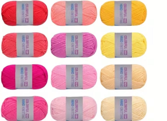 Acrylic Fun Color Yarns