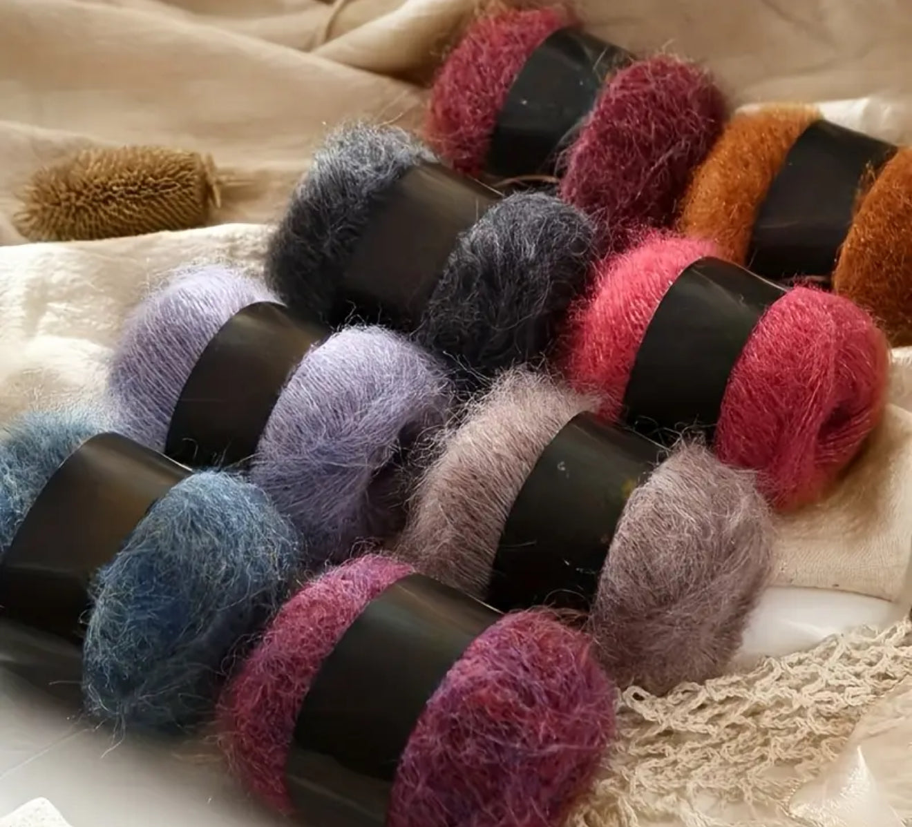 Alpaca Furry Fiber Blend Skein Pre Order