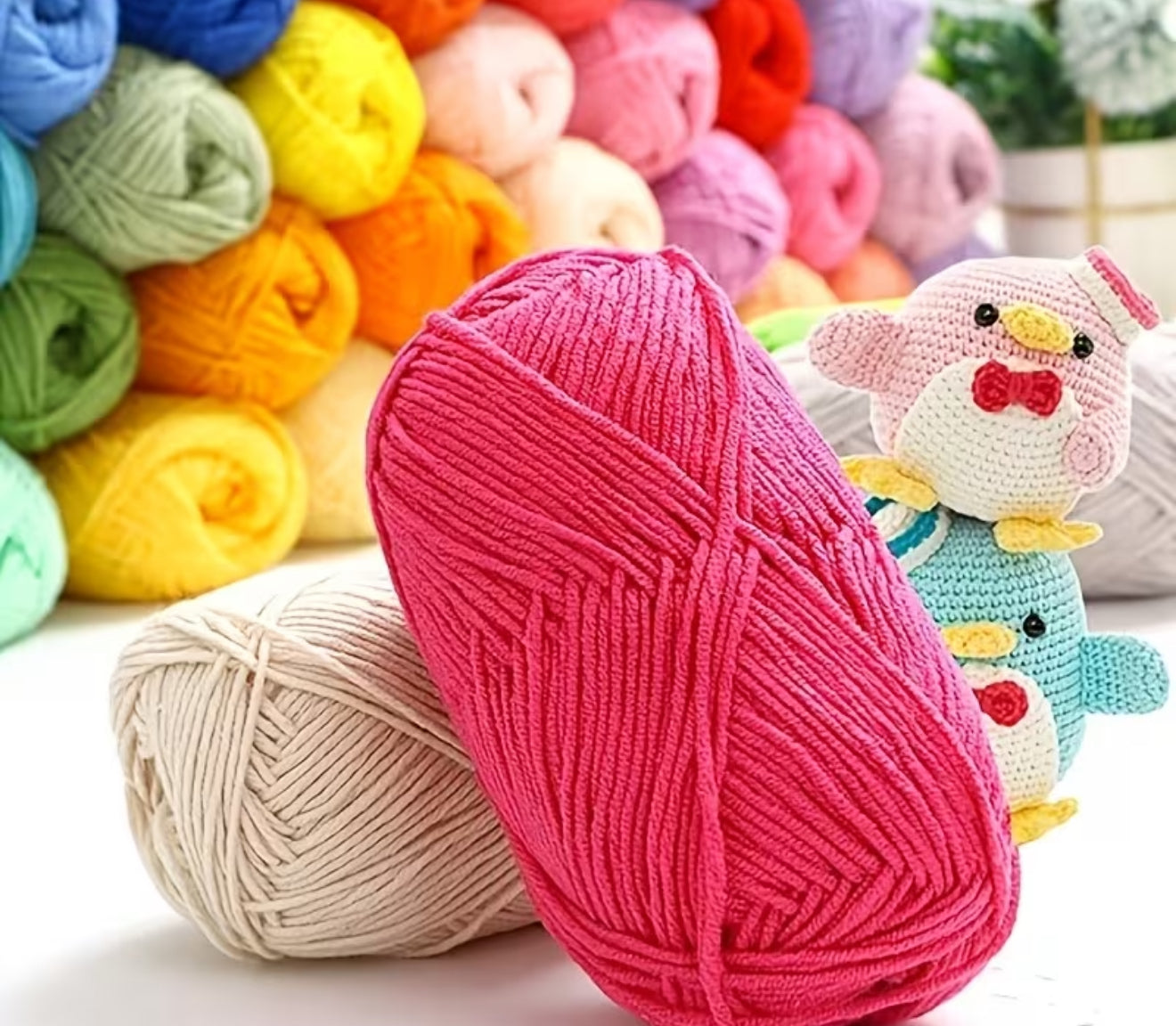 Milk Cotton Yarn