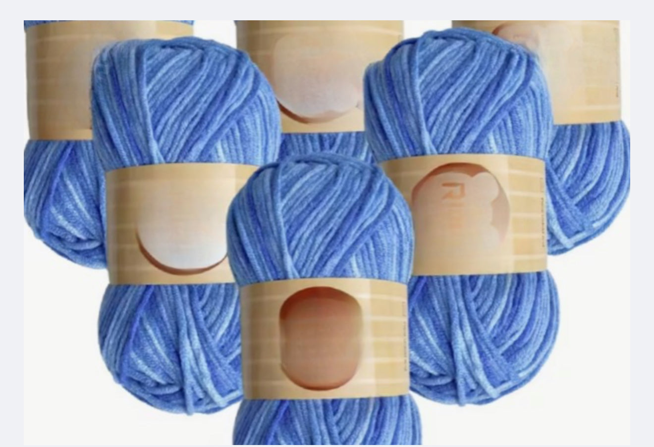 Stripped Yarn Skein