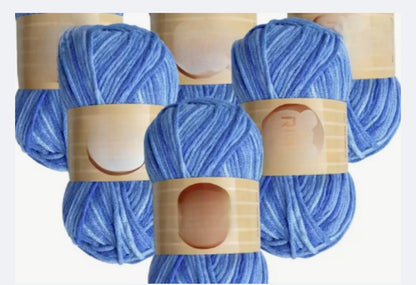 Stripped Yarn Skein