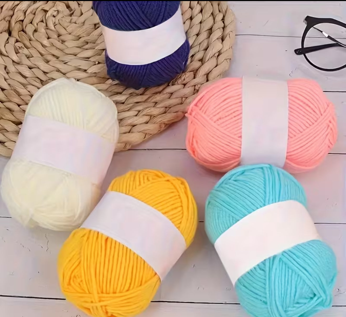 Acrylic Fun Color Yarns