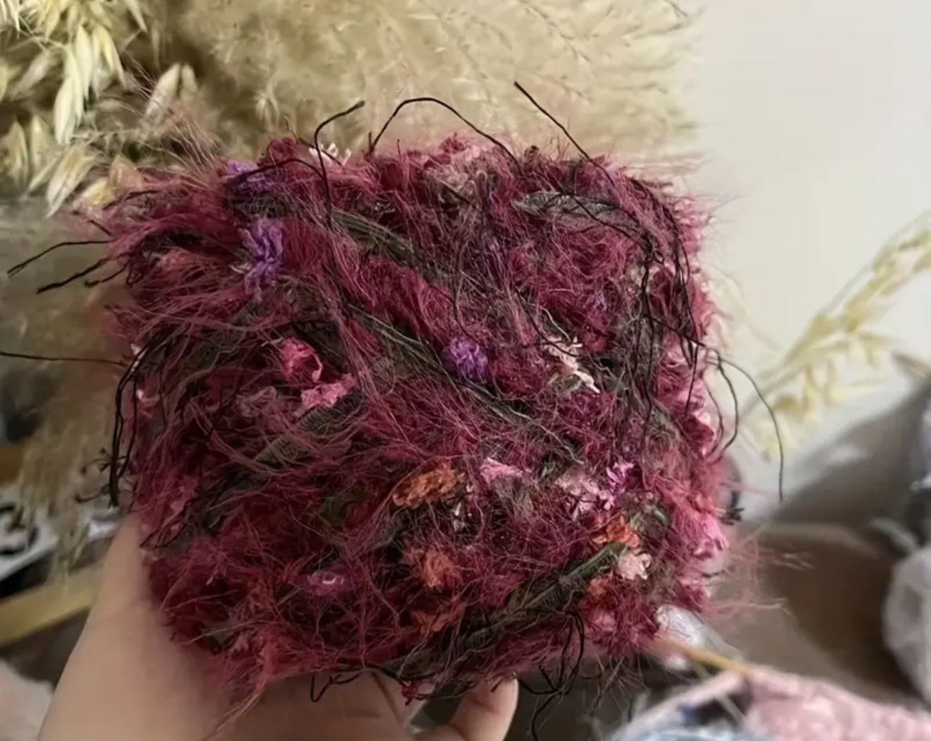 Hand dyed Shetland Yarn