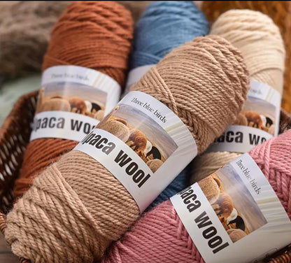 Alpaca Wool Yarn Skein