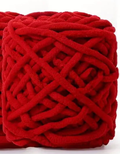 Chenille Chunky Yarn Skein
