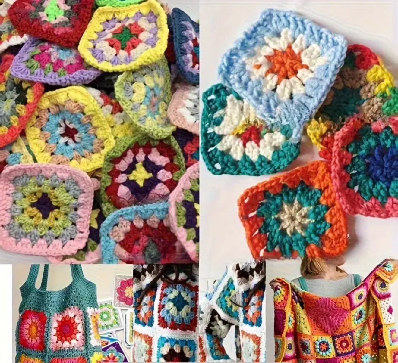 Handmade Granny Squares Pre Order