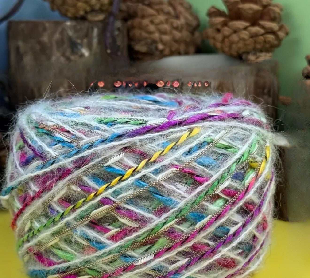 Colorful Gradient Hand Spun Yarn