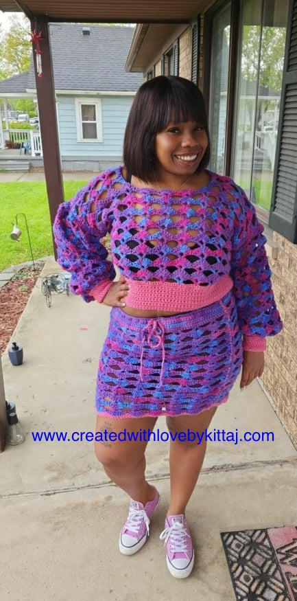 Shell Stitch Two Piece Set